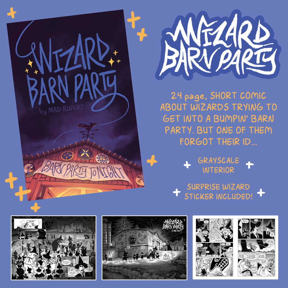 Image of WIZARD BARN PARTY minicomic