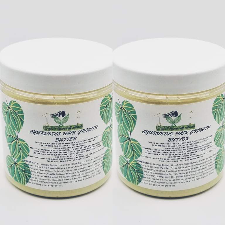 Ayurvedic Hair Growth Butter 8oz/250g Image 3