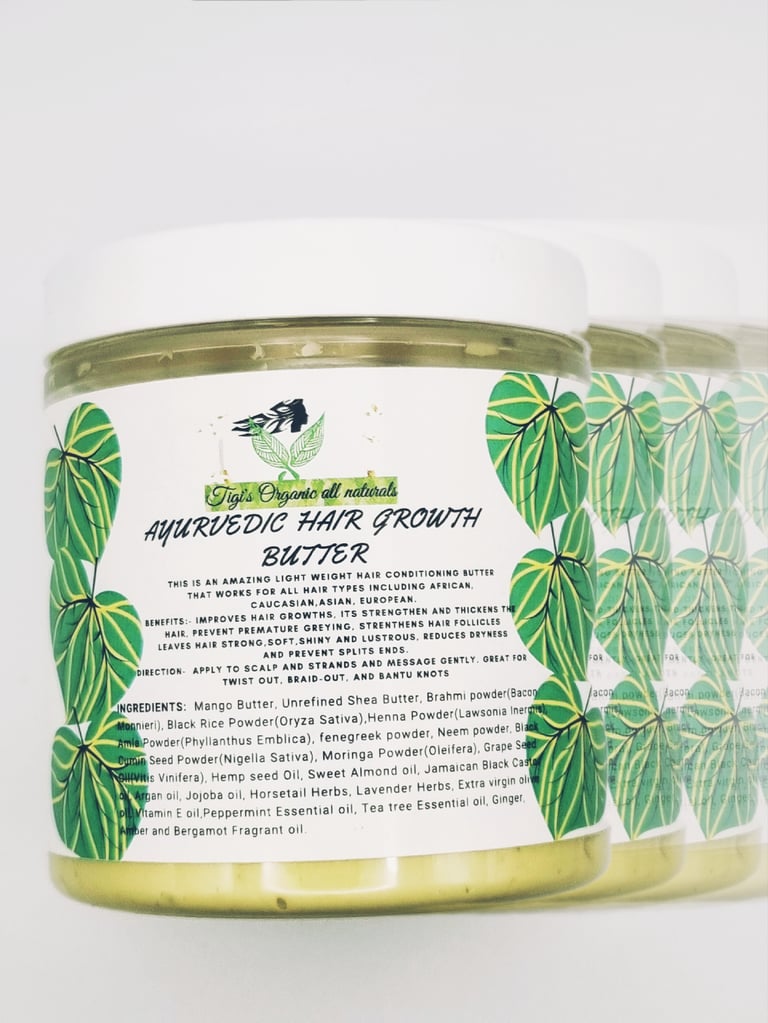Ayurvedic Hair Growth Butter 8oz/250g Image 4