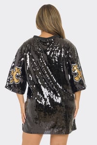 Image 3 of Fleur De Lis Sequin Jersey Tunic / Dress 