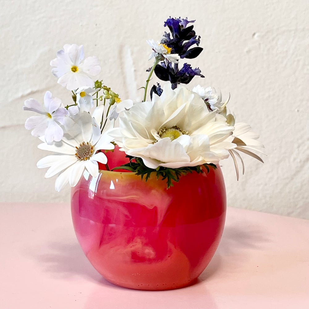 Image of Resin Bowl (10) - Pink/Peach/Yellow