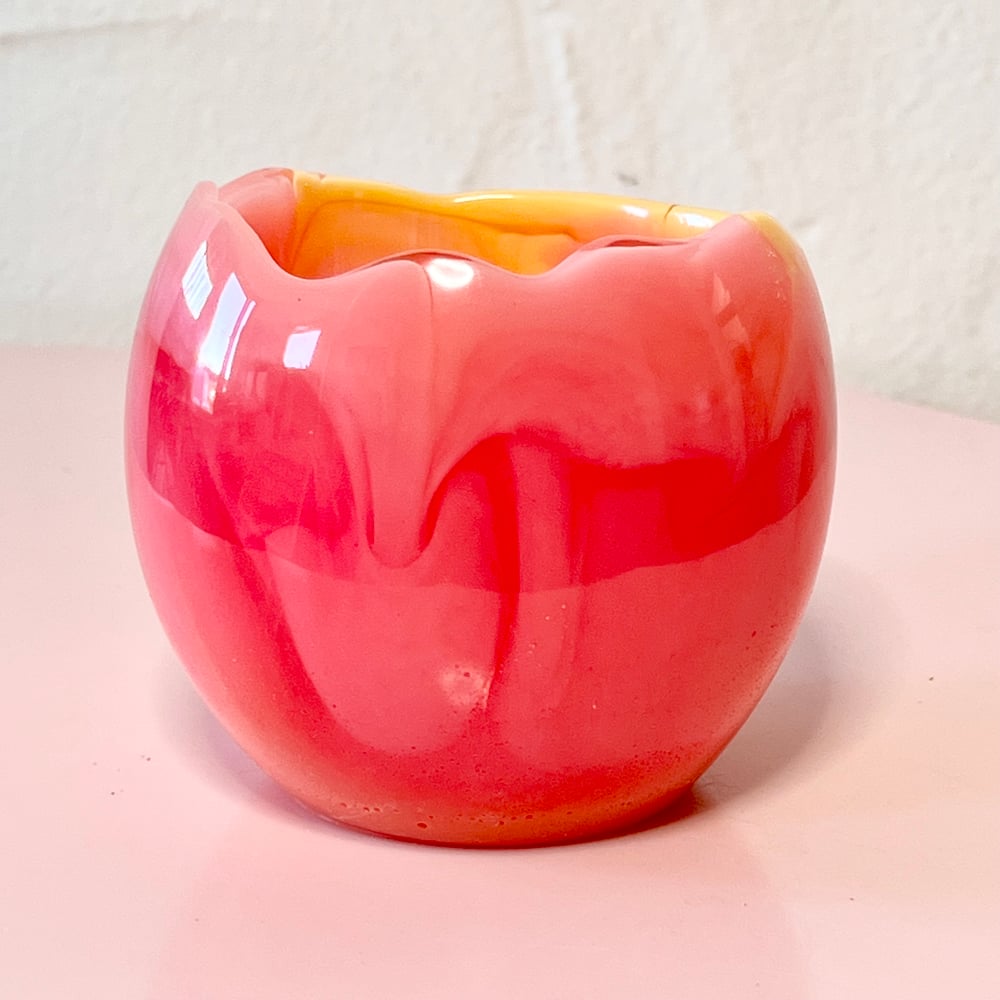 Image of Resin Bowl (10) - Pink/Peach/Yellow