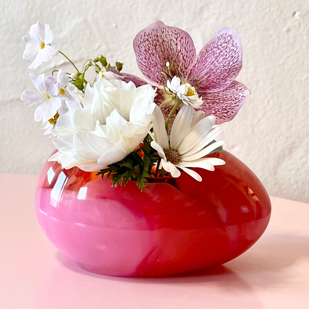 Image of Resin Egg Bowl (14) - Amber/Pinks