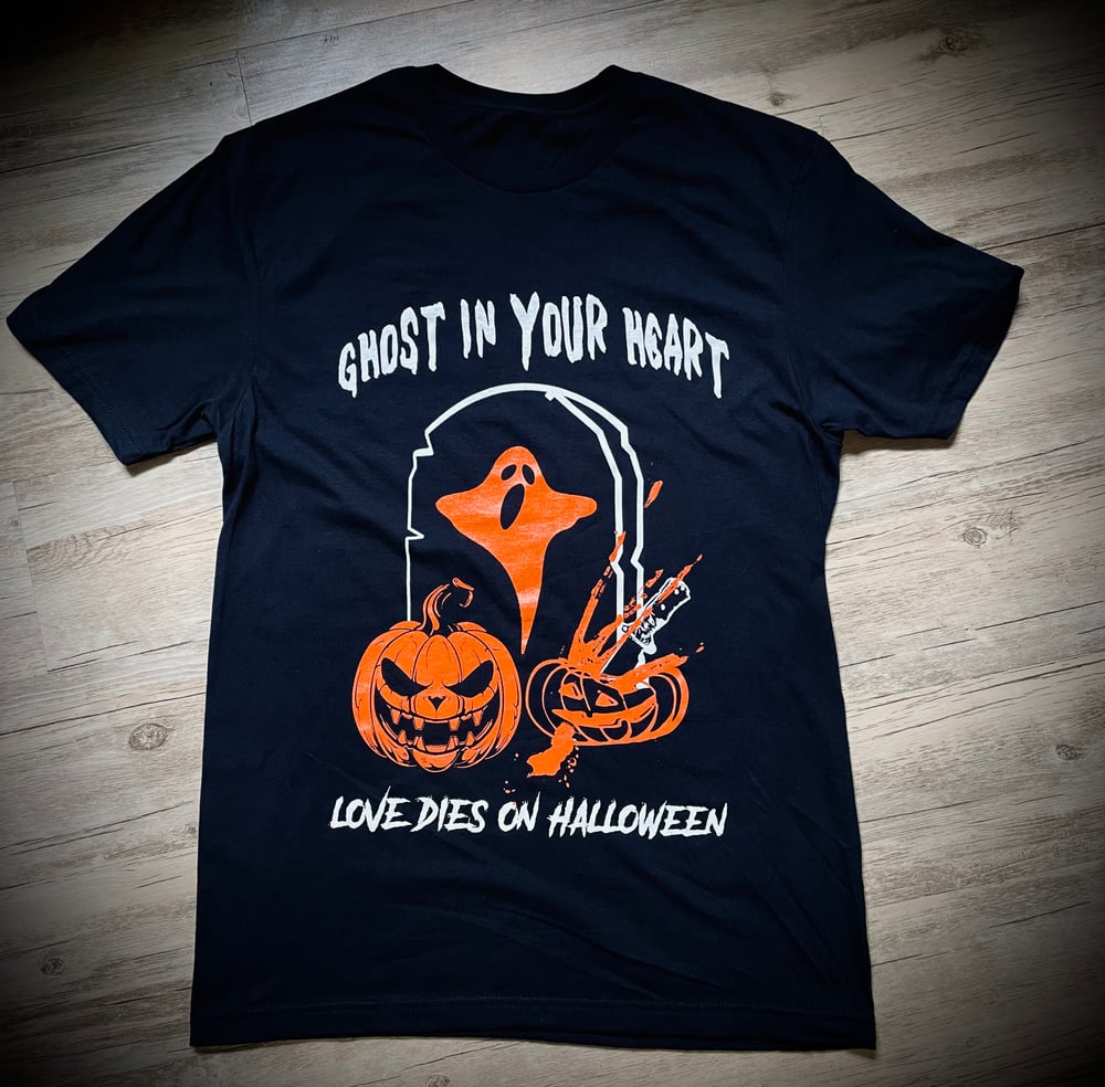 Image of Ghost In Your Heart - Love Dies On Halloween Tee