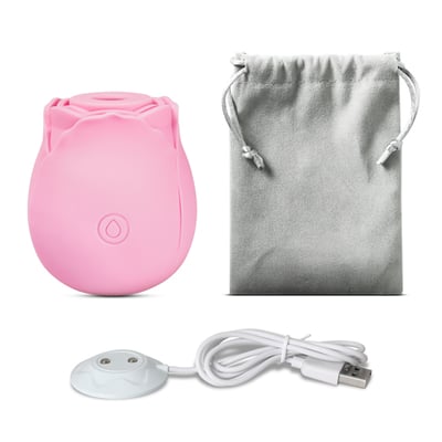 Image of Sucking Rose Vibrator  "Pink"