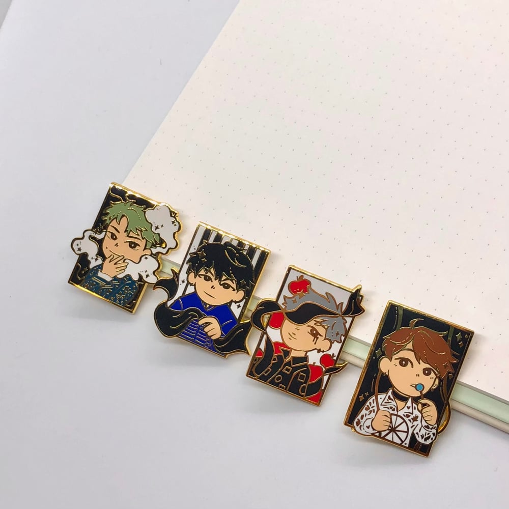 Image of BTS: Blood sweat & tears enamel pins