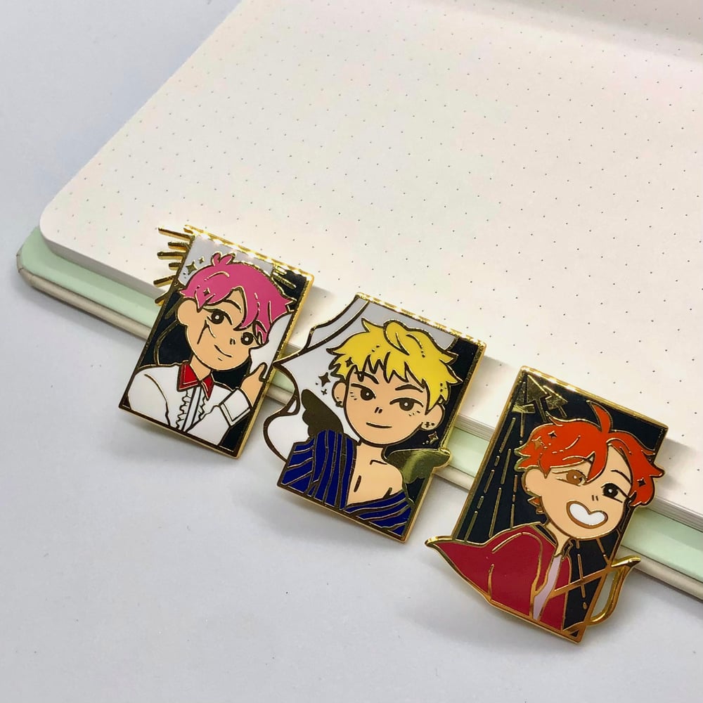 Image of BTS: Blood sweat & tears enamel pins