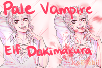 Image 1 of Pale Vampire Elf Dakimakura [PREORDER]