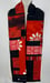 Image of Red and Black Bold Blooms Double Wide Scarf