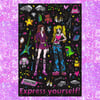 Express Yourself! Sticker Sheet