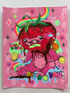 Embellished Strawberry Sweet Tooth Print
