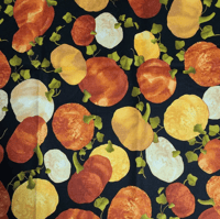 Image 2 of LEAF INTO AUTUMN 10" sq 42 pc/pk by Kanvas Studio for Benartex
