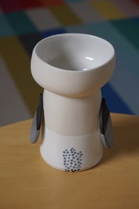Image of Penguin 3 – ceramic birdy vase