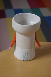 Image of Canary 3 – ceramic birdy vase