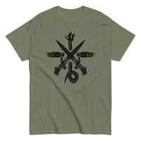 Image 4 of ABSU - CREST OF CYTHRÁUL (CHARCOAL, RED, MILITARY GREEN, BROWN)
