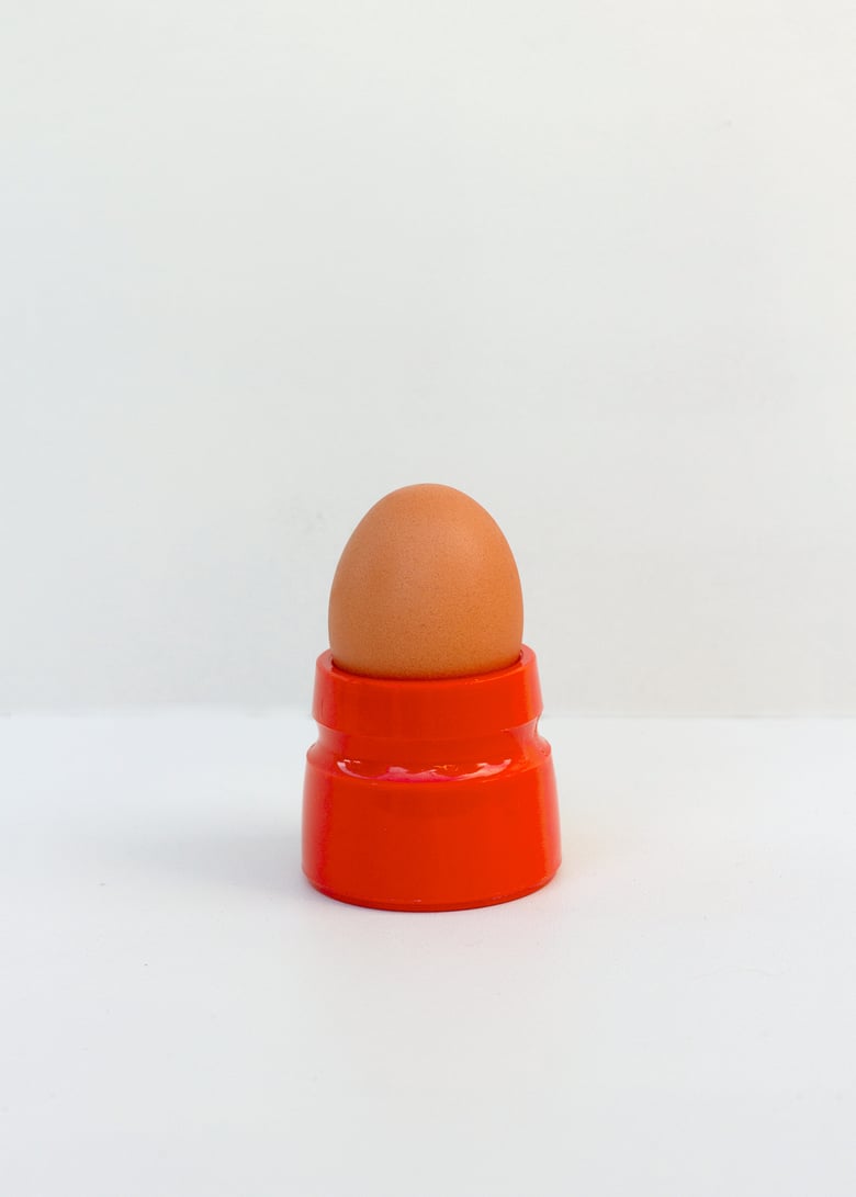 Image of Orange Retro Egg Cup