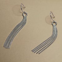 Image 3 of Boucles d'oreilles chaines longues ERIS
