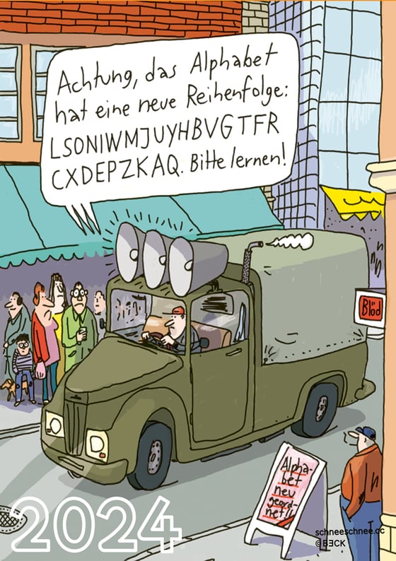 Image of Cartoon-Kalender 2024 (Letzte Runde!)