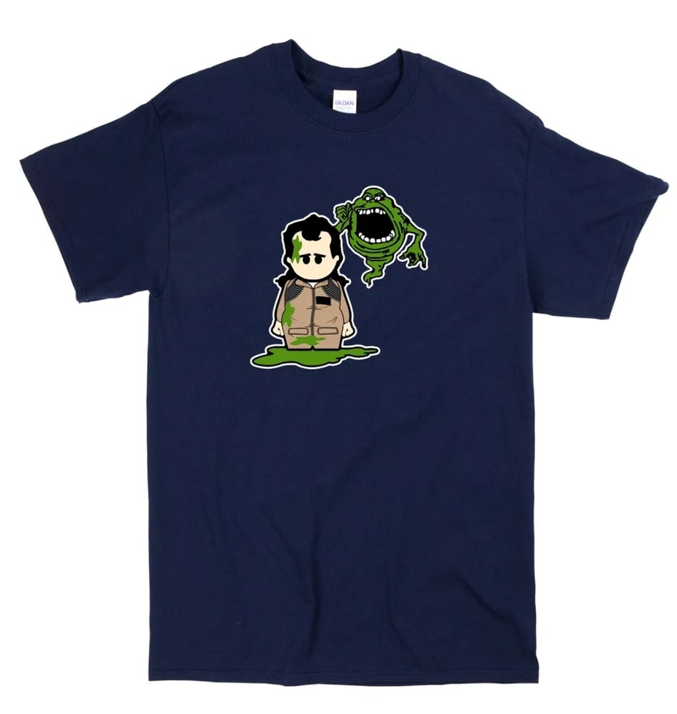 Image of Ray and Green Ghost T Shirt - Inspired by Ghostbusters