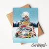Sneaker Christmas stack card A5