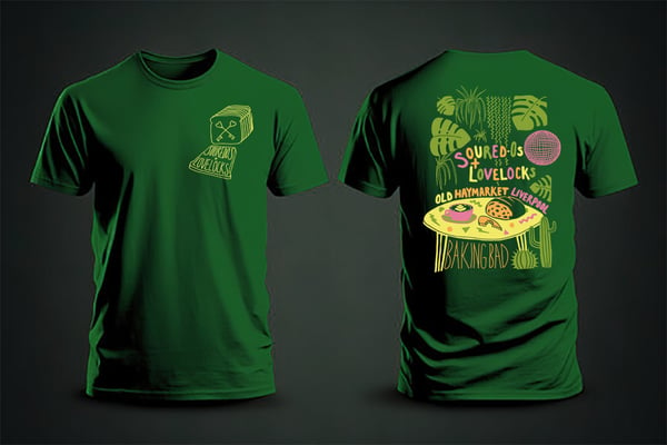 Image of Lovelocks and Soured-Os Launch Tshirt Limited Edition