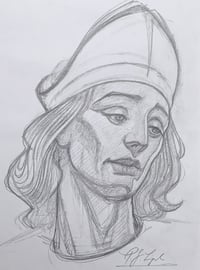 Image 1 of Study for St John, the Evangelist, for the Knock Mosaic