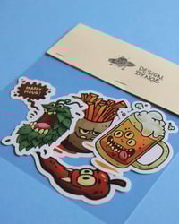 Image 2 of Happy Hour - 4 stickers 
