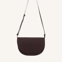 Image 4 of Soma half moon bag dark wood