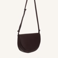 Image 5 of Soma half moon bag dark wood