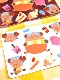 Image 2 of Chopper Sweets Vinyl Sticker Sheet