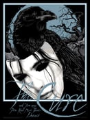 Image of The CURE - Detroit - Crow gigposter - Can't Rain All the Time variant