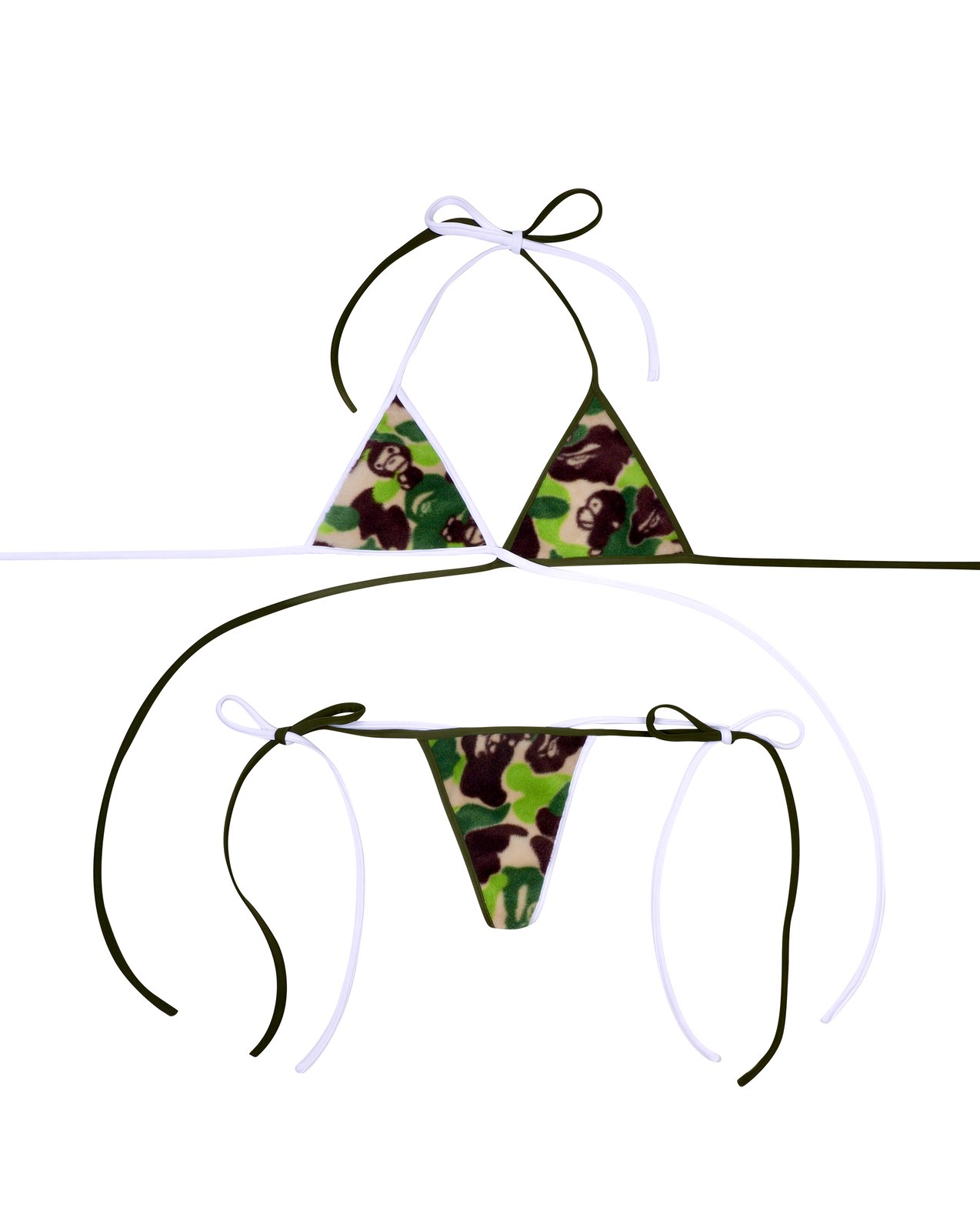 Bape ビキニ グリーン Bape ビキニ グリーン A BATHING APE Ladies