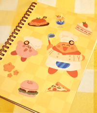 Image 1 of Kirby Cafe Sticker Book