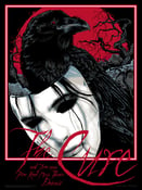 Image of The CURE - Detroit - Crow gigposter 