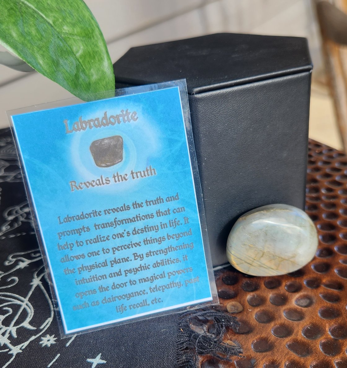 Image of 1.4oz Labradorite Palm Stone