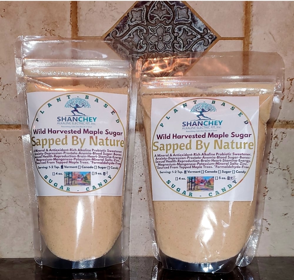 WILD SAPPED BY NATURE Maple Sugar/Cream/Syrup. Anxiety-Probiotic-Prostate-Anemia-Detox