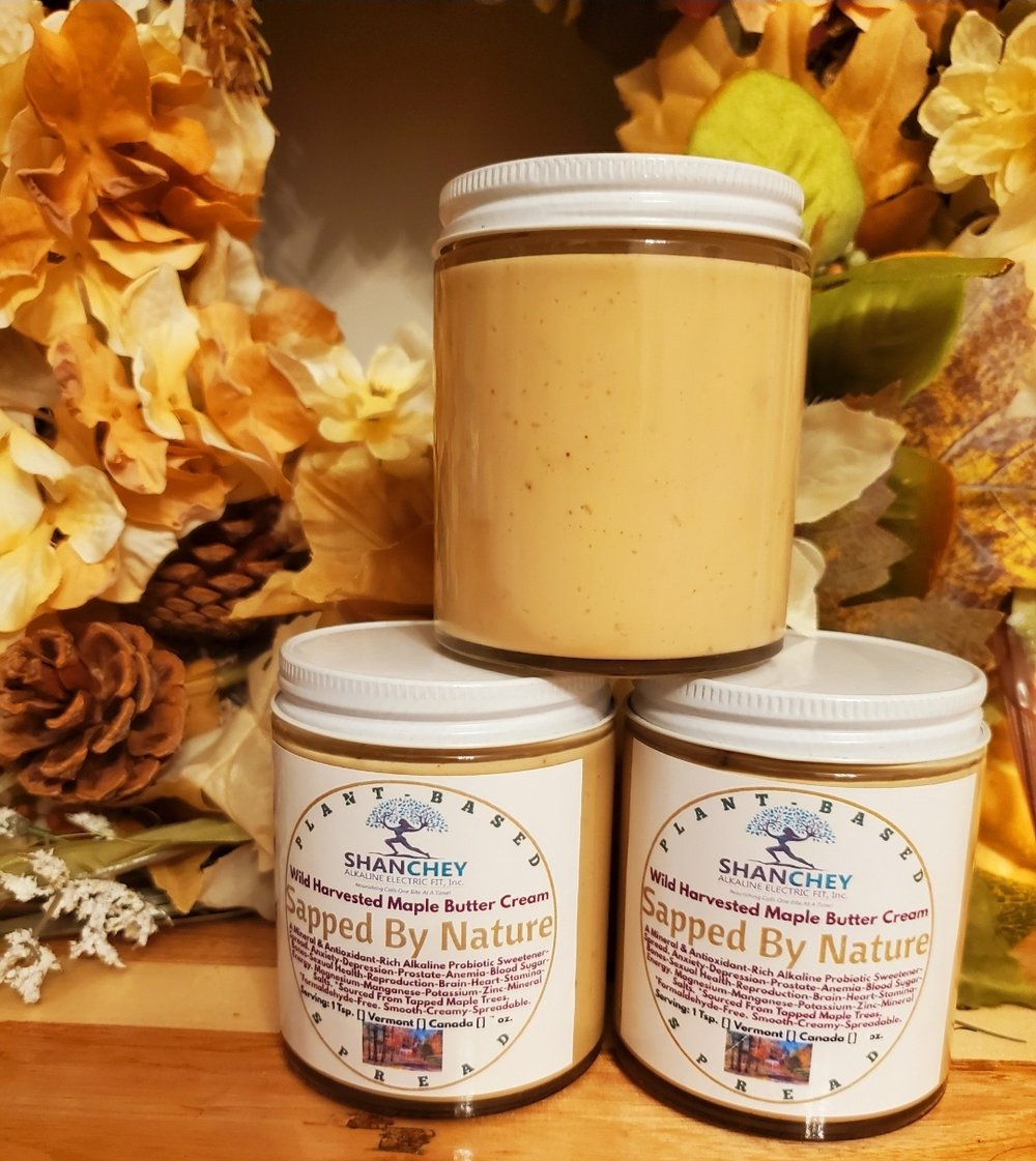 WILD SAPPED BY NATURE Maple Sugar/Cream/Syrup. Anxiety-Probiotic-Prostate-Anemia-Detox