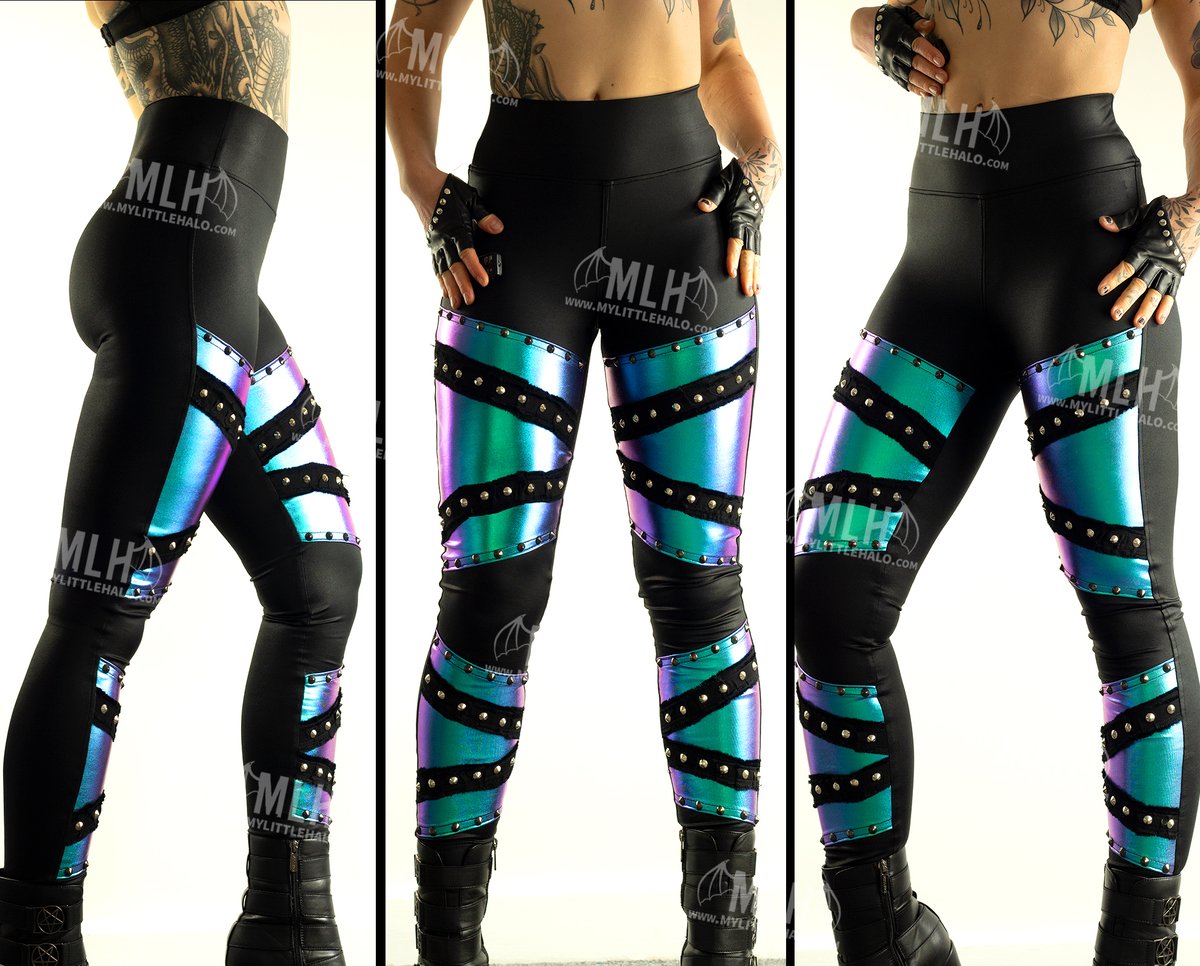 Hologram Leggings by MYVL -  –  - New & Vintage  Pieces for your Home and Closet