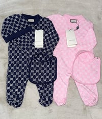  Inspired Romper Set- Pink and Blue Available