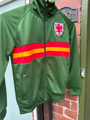 Image of SO58 Unisex Vintage Track Top in Green 