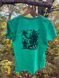 Image 2 of Mushroom Witch Baby Tee in Green S