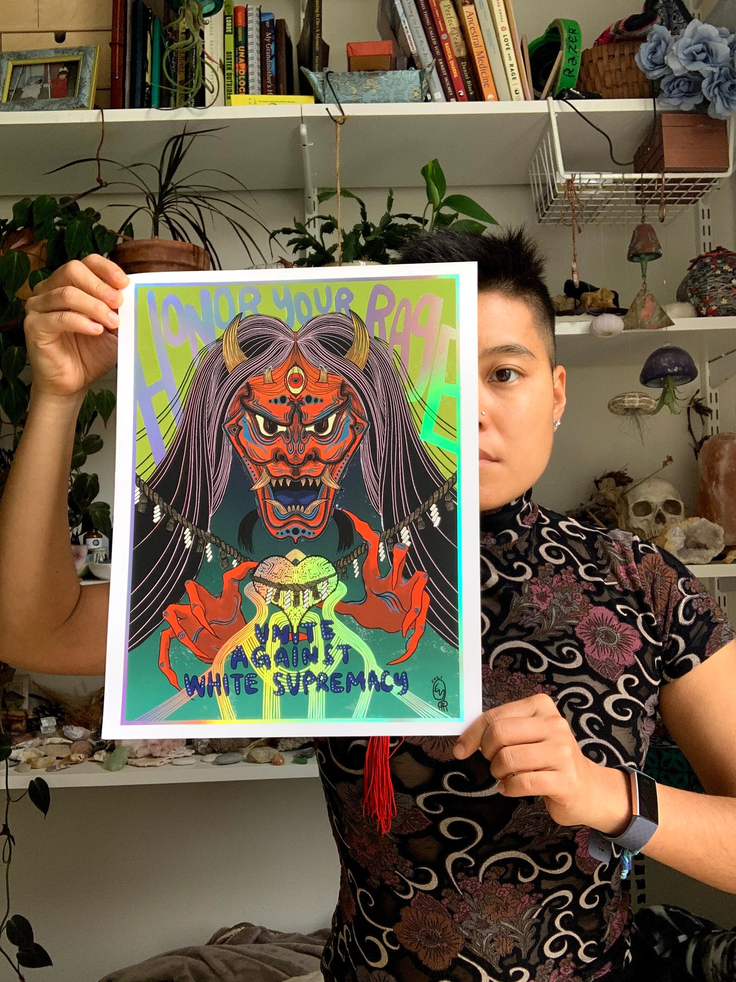 "Honor Your Rage" Holographic