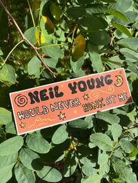 Image 2 of Neil Young Bumper Sticker