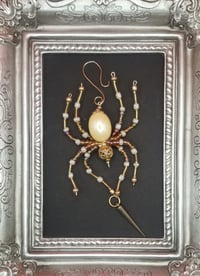 Image of Golden Spider with Spike Pendant