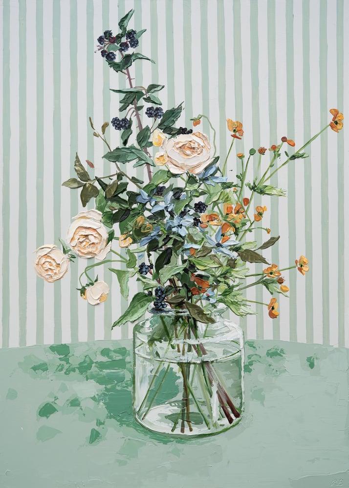 Image of SEPTEMBER VASE ARRANGEMENT- GICLÉE PRINT