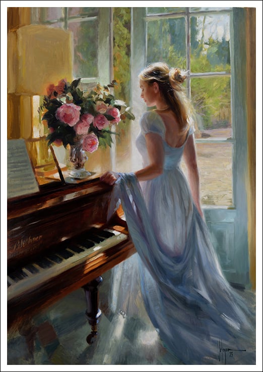 Image of PRINT ON CANVAS "SUNSHINE'S MELODY"