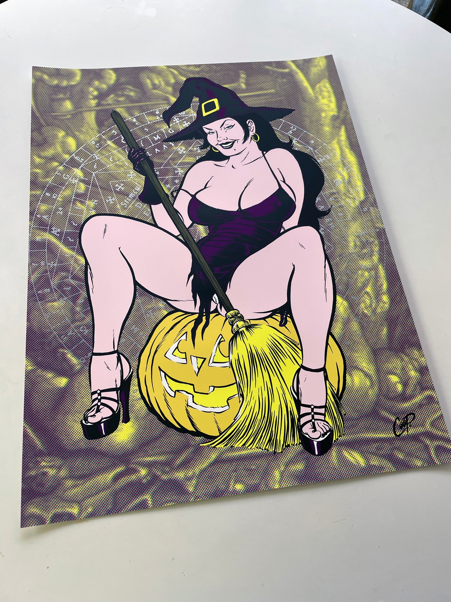 Image of WITCHY-POO Silkscreen Print 
