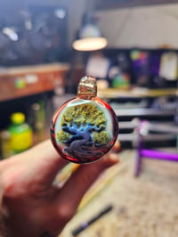 Image 3 of Bonsai tree pendant backed with pomegranate ❤️🌳