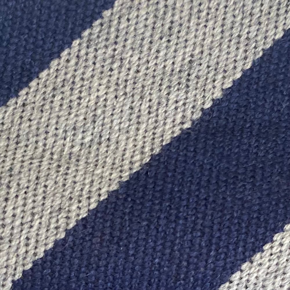 Image of Navy Blue & Grey Stripe