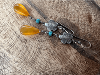 Image 2 of Bee Habitat earrings/n34